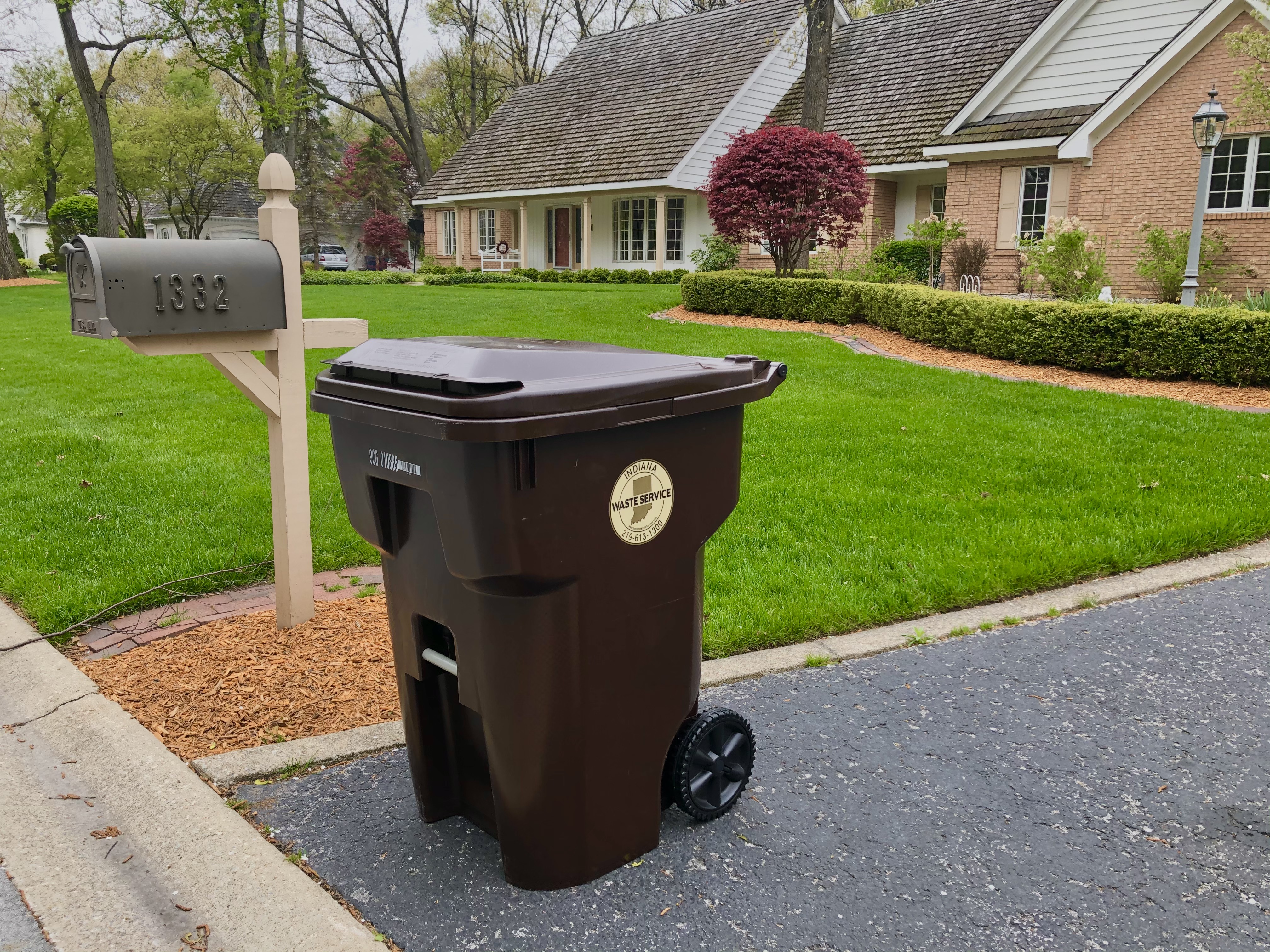 residential trash can